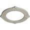Ekena Millwork Benson Ceiling Medallion (Fits Canopies up to 8"), 13 1/8"OD x 8"ID x 5/8"P, Pot of Cream Crackle CM13BNPCC - alternate 2